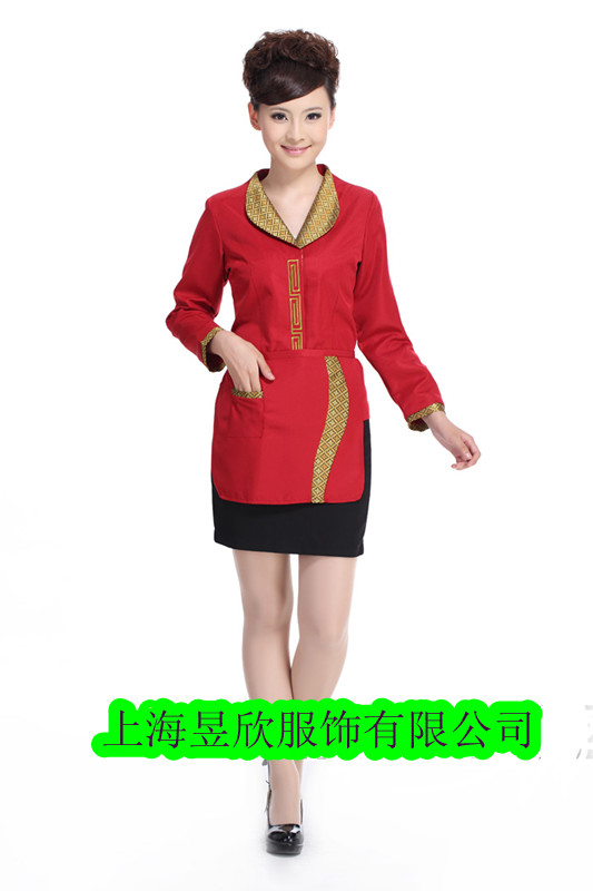 上海定制酒店制服 西餐厅服务员制服_服装服饰