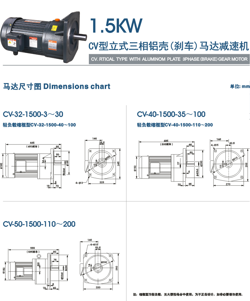 1.5KW-2HP齿轮减速三相异步电动机|齿轮减速机（图）_电机栏目_机电之家网