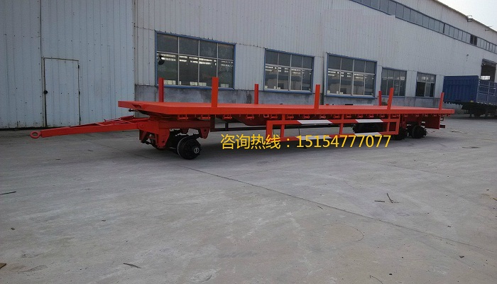 全挂车生产公司=拉钢筋的全挂车价格_专用汽