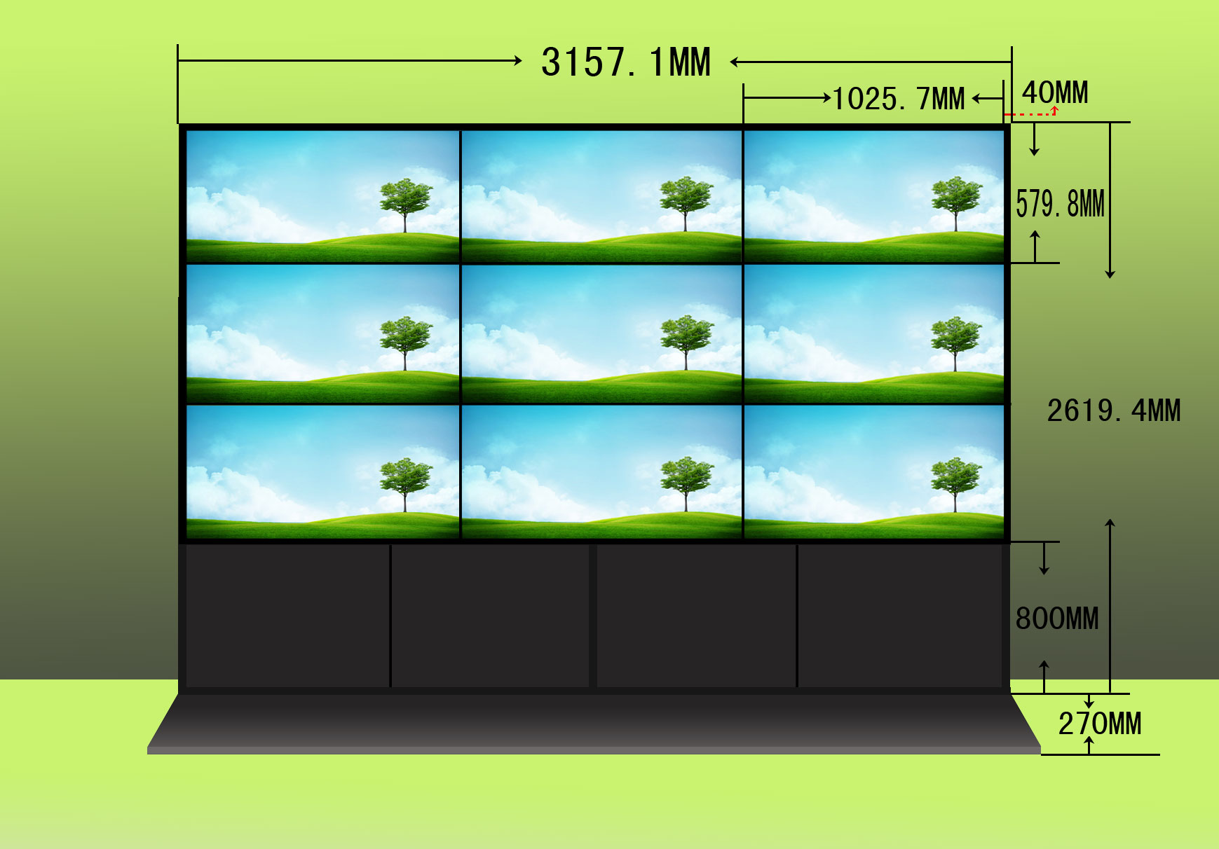 邢台市46寸超窄液晶拼接屏,55寸DID液晶拼接