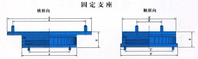 陕西公路桥梁盆式支座检测标准 8152/8156铁路盆式橡胶支座