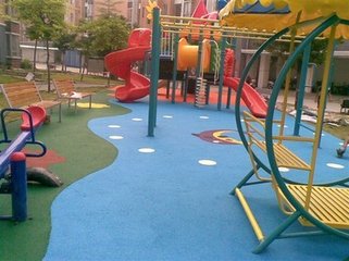 黄岩幼儿园塑胶地坪,塑胶跑道篮球场施工厂家