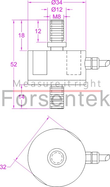 推拉力傳感器1KN