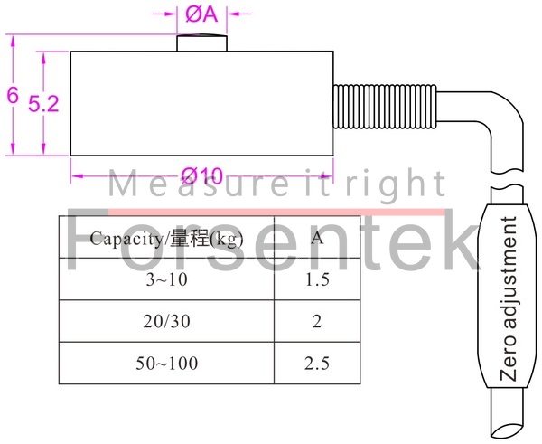 微型力傳感器20KG