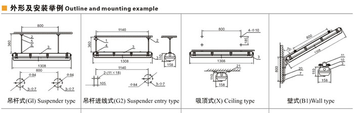 防爆防腐全塑荧光灯