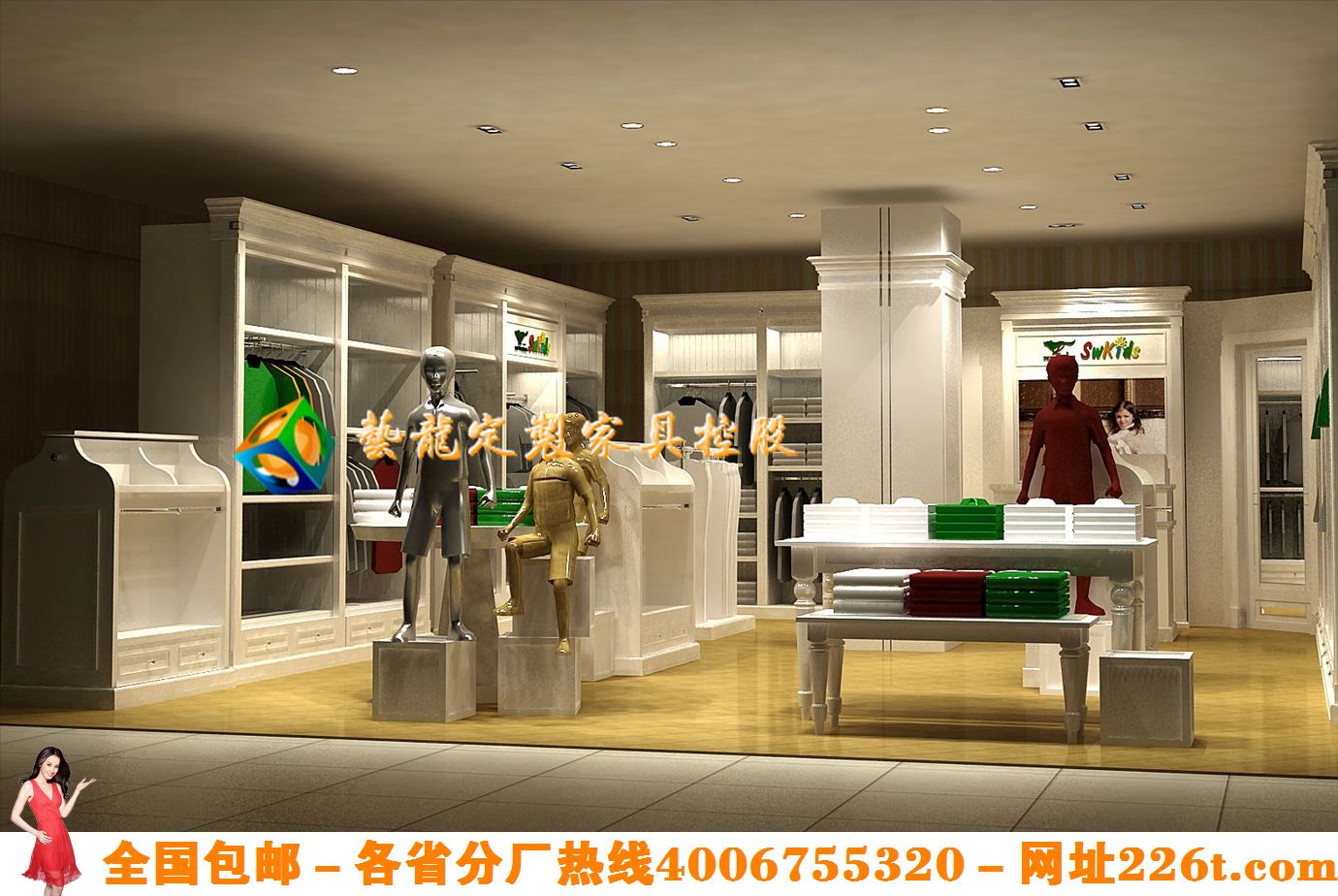 服装店摆设,欧式服装店装修风格,服装店装修货架,服装店装修效果图