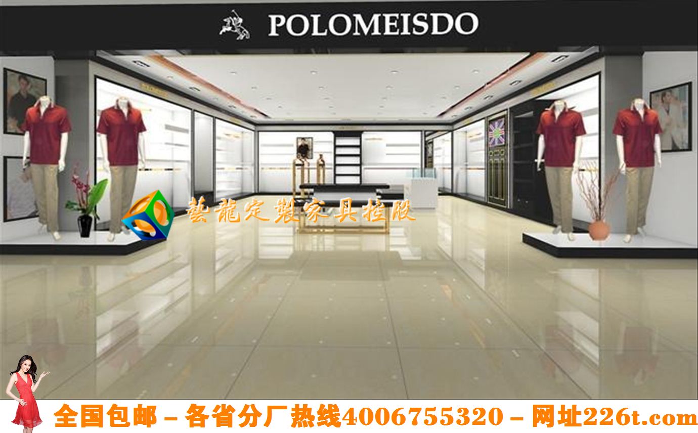 最新小清新服装店装修,服装店橱窗,服装店摆设,欧式服装店装修风