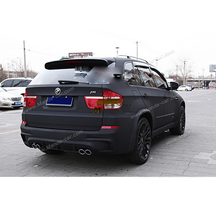 X5改装X5M款大包围X5M前保险杠改装X5叶子