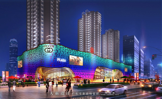 【天霸设计专业商场装修服务商,我们为时尚江