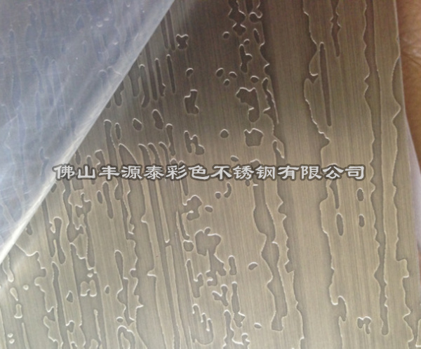 红古铜自由纹不锈钢板图片