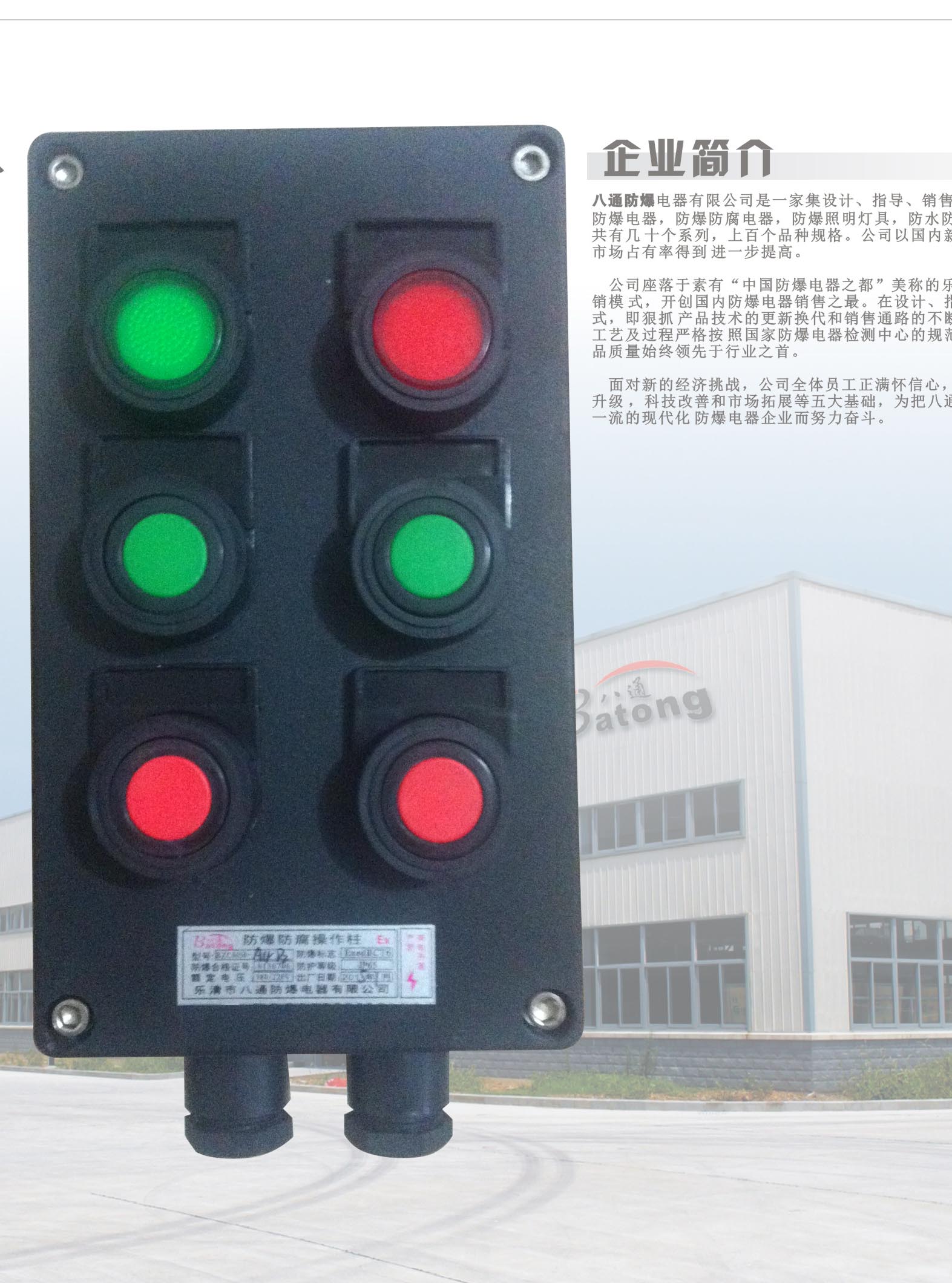 防爆防腐操作柱 BZC8050-A4D2G