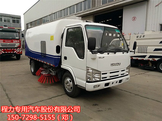 莆田市五十铃最便宜的扫路车,水泥厂用的扫地车