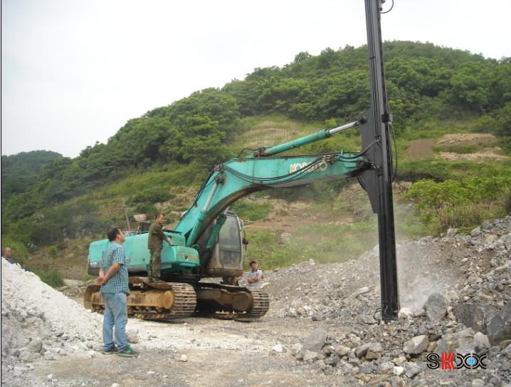 深凯挖机改造产品挖改液压凿岩机挖改分裂机挖改高频破碎