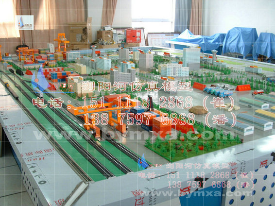 物流沙盘模型常州大学物流沙盘模型浏阳河仿真模型