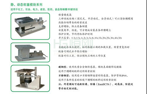 靜態(tài)稱重模塊