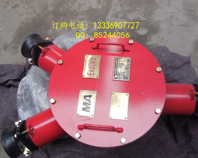 二.使用环境 环境压力80KPa106 Kpa; 周围空气温度-20+40; 空气相对湿度不大于95%(+25); 无强烈颠簸和冲击震动的地方; 无滴水和雨雪侵入的地方; 无足以破坏金属和绝缘腐蚀性气体及蒸汽的场所; 使用与维护 连接电缆时,必须切断前级电源,注意保持规定的电气间隙与爬电距离。 使用时必须核对产品允许使用的电缆规格与负载是否匹配。 接线箱的内外接地必须良好可靠。 使用维护时,应防止隔爆面碰撞,并涂204-1型置换型防锈油,以防生锈。 不使用的引入装置,必须用密封圈及钢质堵板加以封