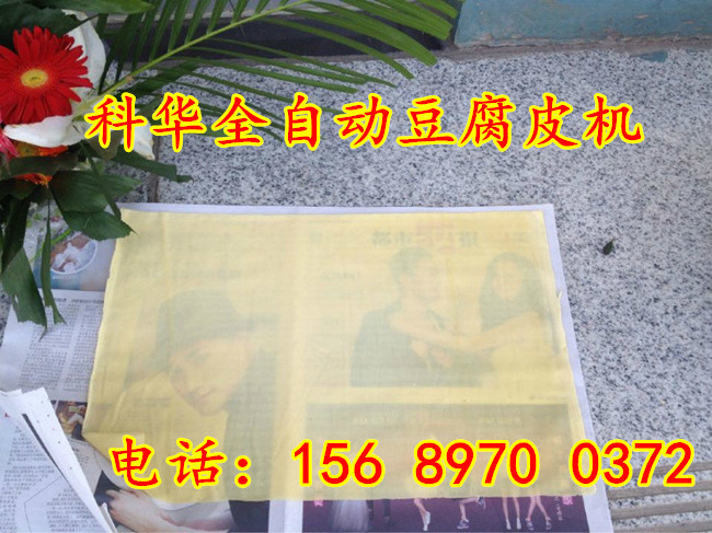全自動(dòng)豆腐皮機(jī)器生產(chǎn)廠家
