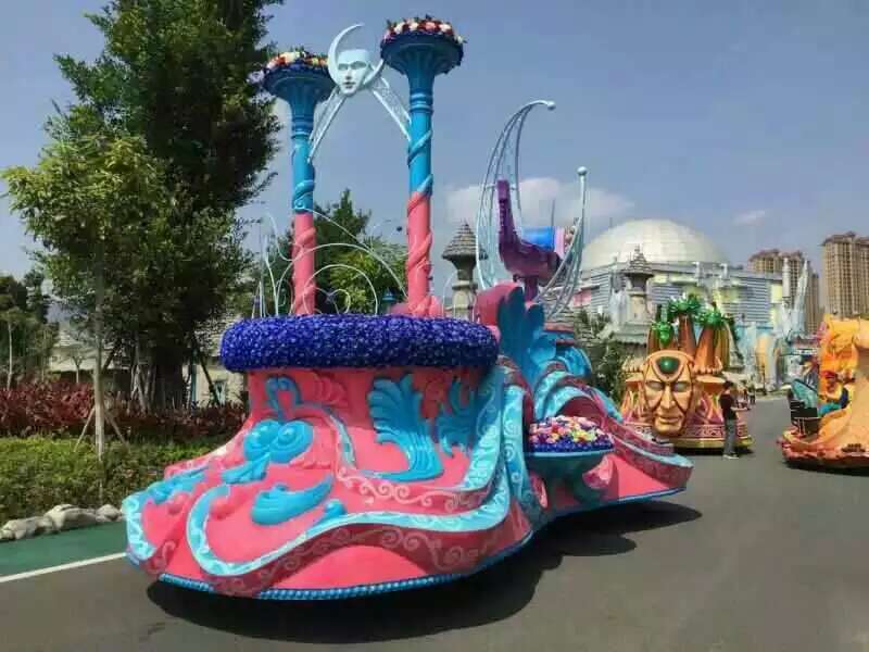 大型迪士尼巡游花车女王花车展出租出售