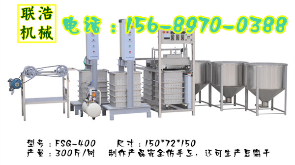 大型仿手工豆腐皮機器
