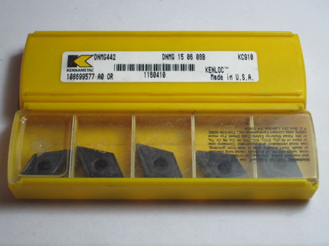 机床 刀具,夹具 数控刀具 大量批发肯纳数控刀片dcmt11t308-lf kcp10