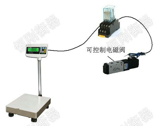 有控制閥門電子秤