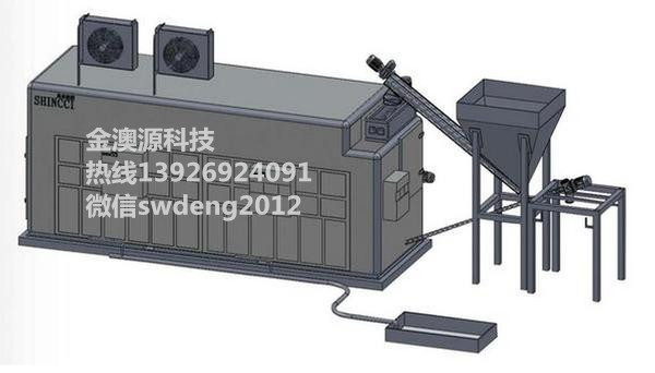 电镀污泥烘干机原理图