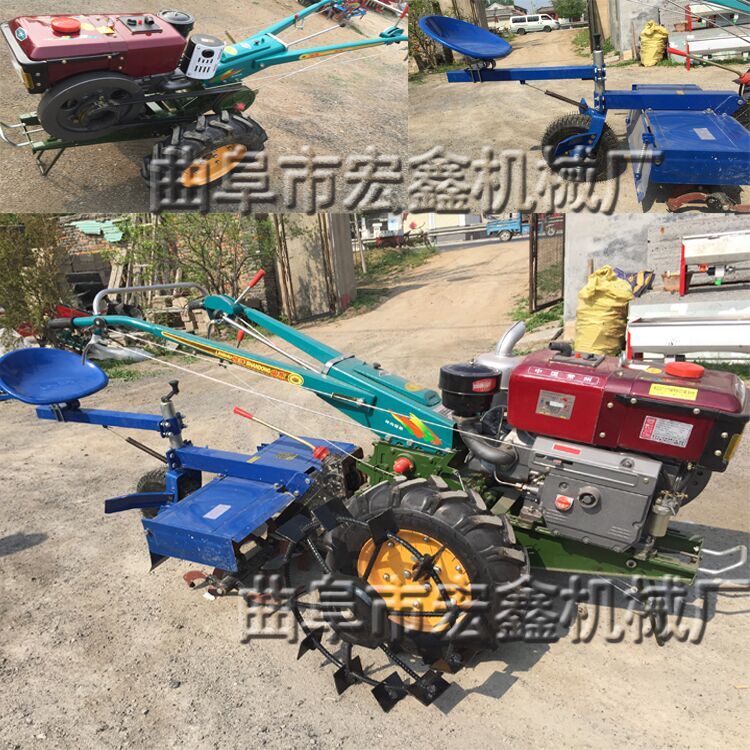 手扶带动开沟器商丘 手扶拖拉机