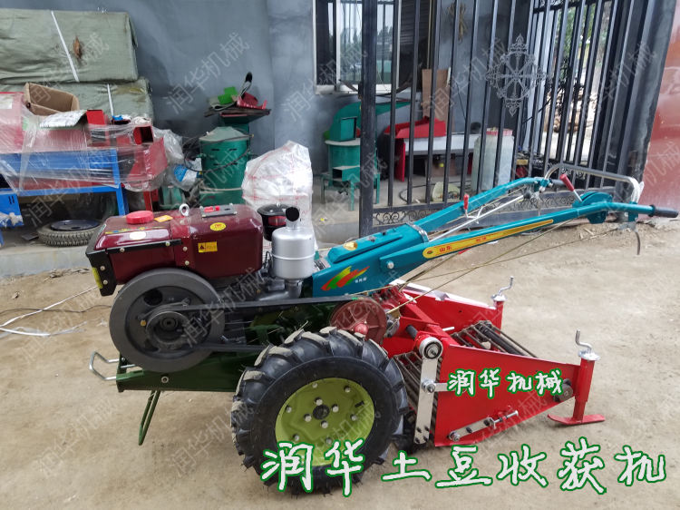 汽油机带的大蒜收获机 商丘 轻便式土豆收获机