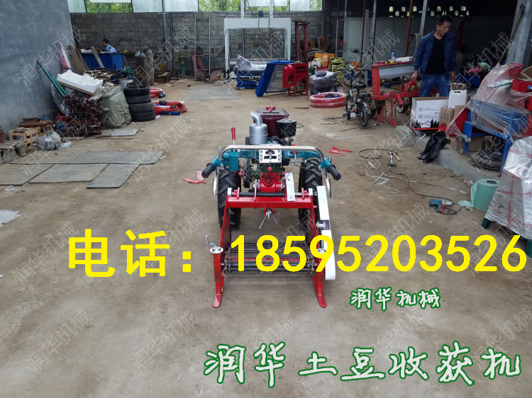 汽油机带的大蒜收获机 商丘 轻便式土豆收获机