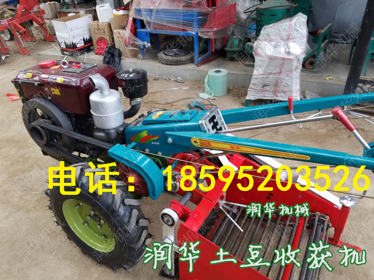 汽油机带的大蒜收获机 商丘 轻便式土豆收获机
