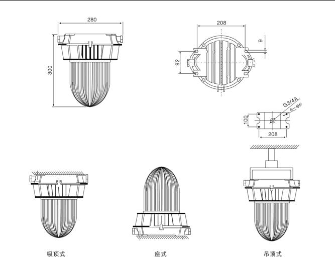 金鹵防眩泛光燈