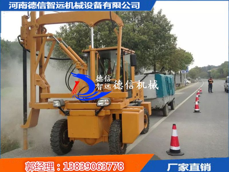 江苏扬州公路打桩机|波形护栏安装人工费