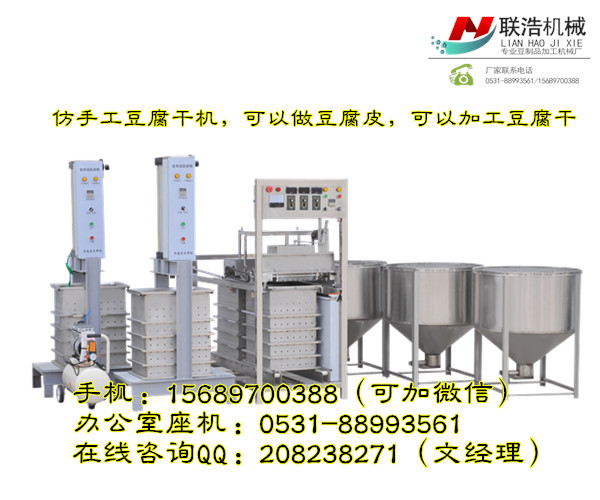 大型仿手工豆腐皮機(jī)器