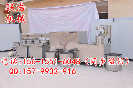 做豆腐需要哪些设备/许昌自动豆腐机生产厂家/全自动豆腐机图片及价格