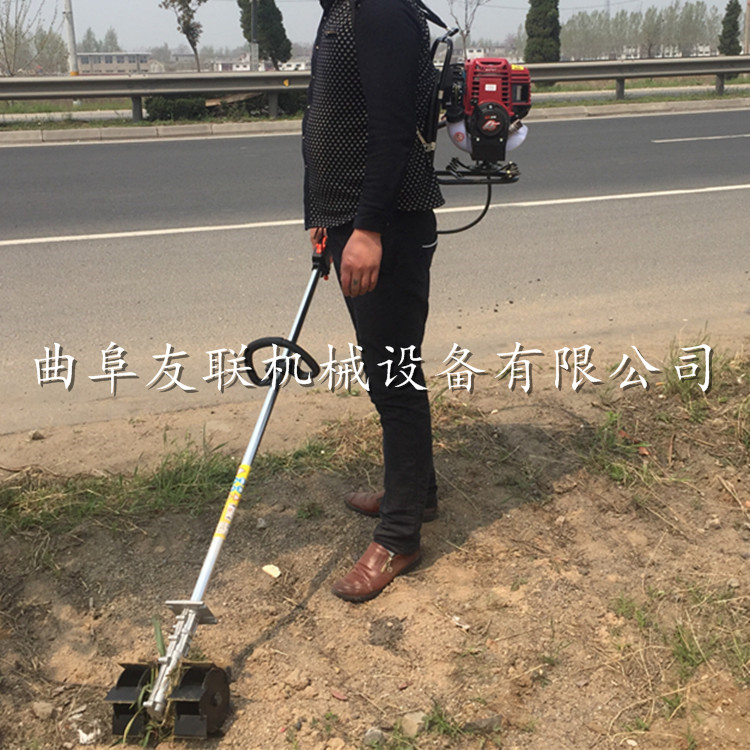 四冲程背负式家用割草机便携式汽油轻便割草松土机