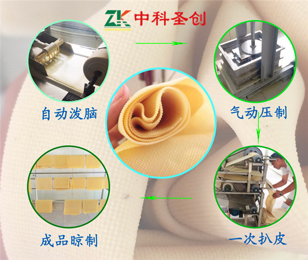 豆腐皮成型圖