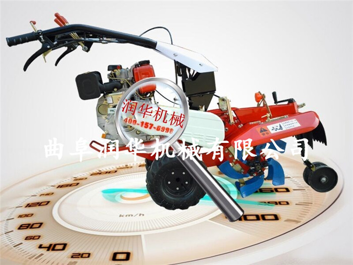 田园管理机操作工作视频 壶关县 旋转开沟起垄机