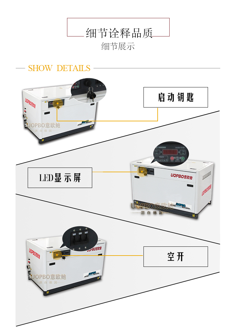 40kw小型汽油发电机