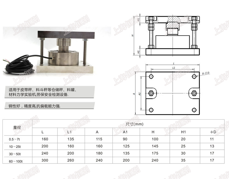 应变式称重传感器模块