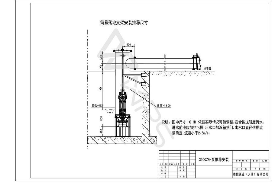 供水工程潛水軸流泵