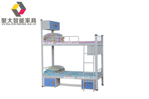 品质优价格优 永州双层铁床批发 永州上下铺铁床厂家 聚大家具13380135179