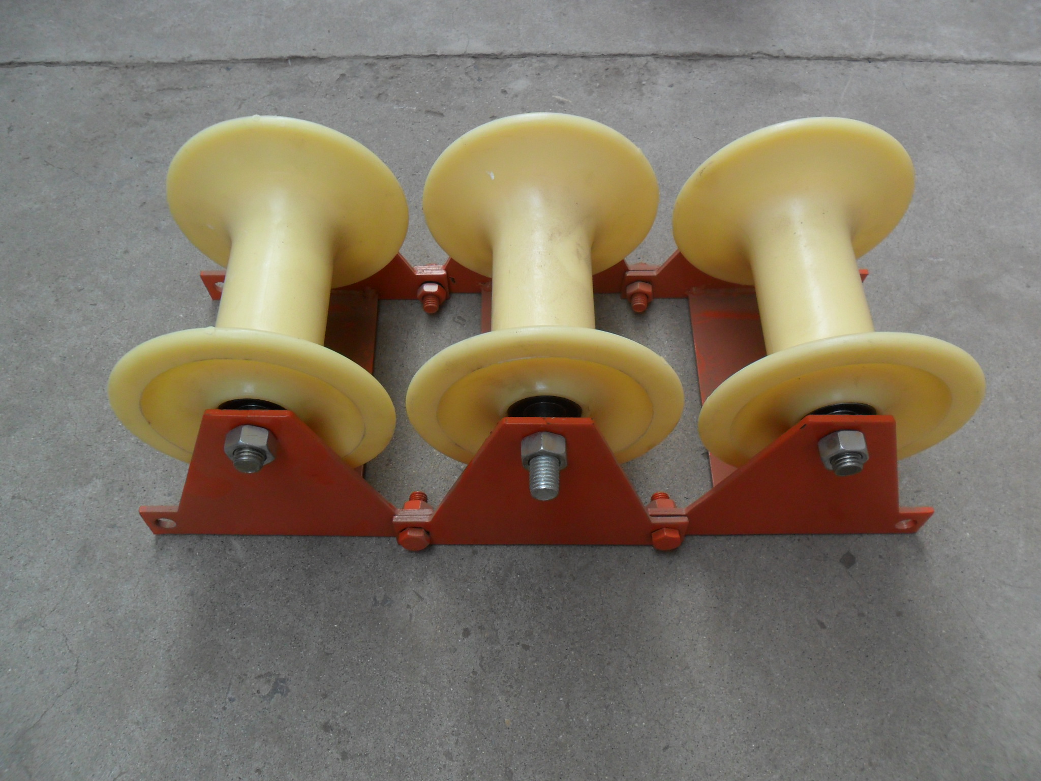 铝合金轮电缆放线滑车/朝天放线滑车价格/直线型电缆滑车