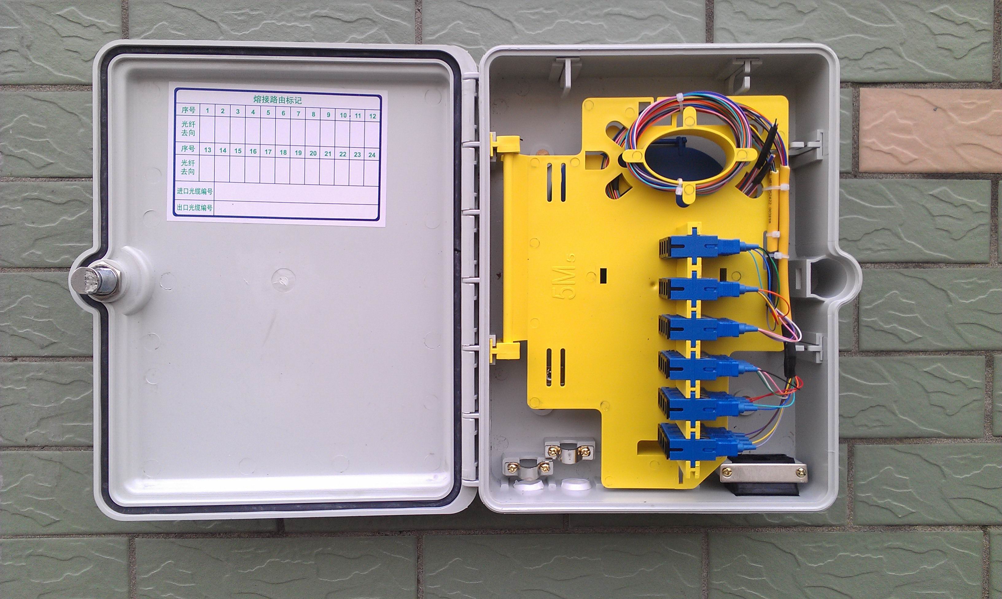 72芯嵌入式光纤配线箱浙江直销免运费慈溪众诚通信随时发货爆
