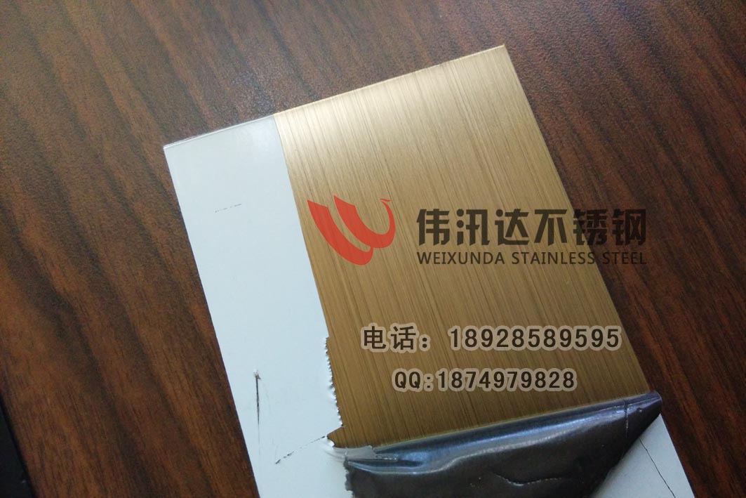 不锈钢哑光青古铜拉丝板