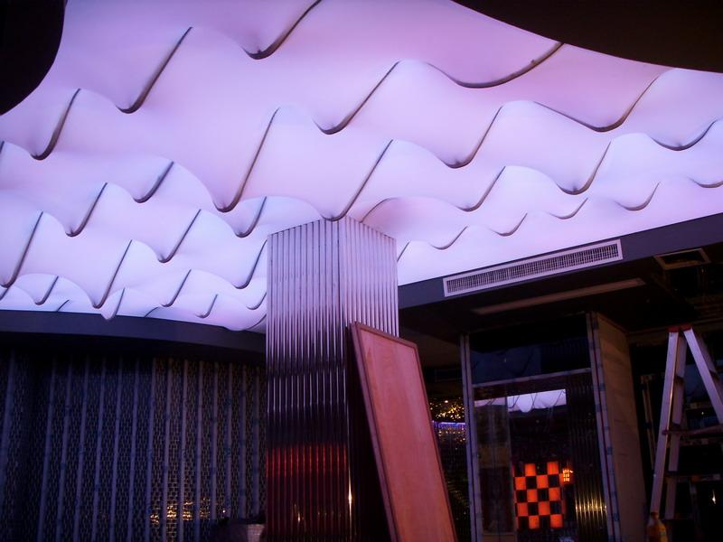 西安喷绘柔性软膜天花