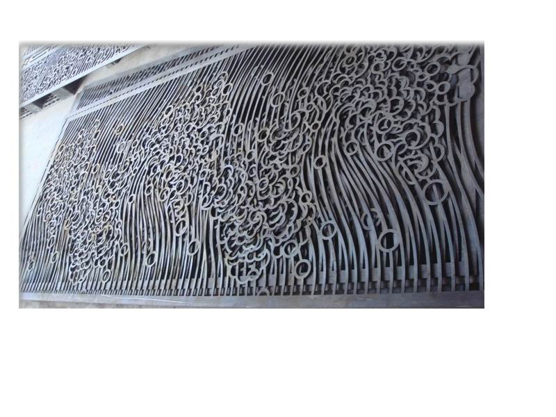 【激光切割加工】金属镂空切割花纹板