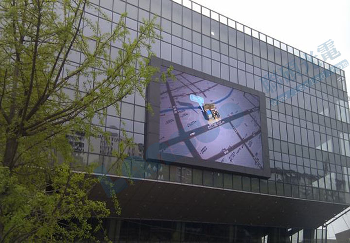 墙体led广告屏 p8户外led全彩广告屏报价安装
