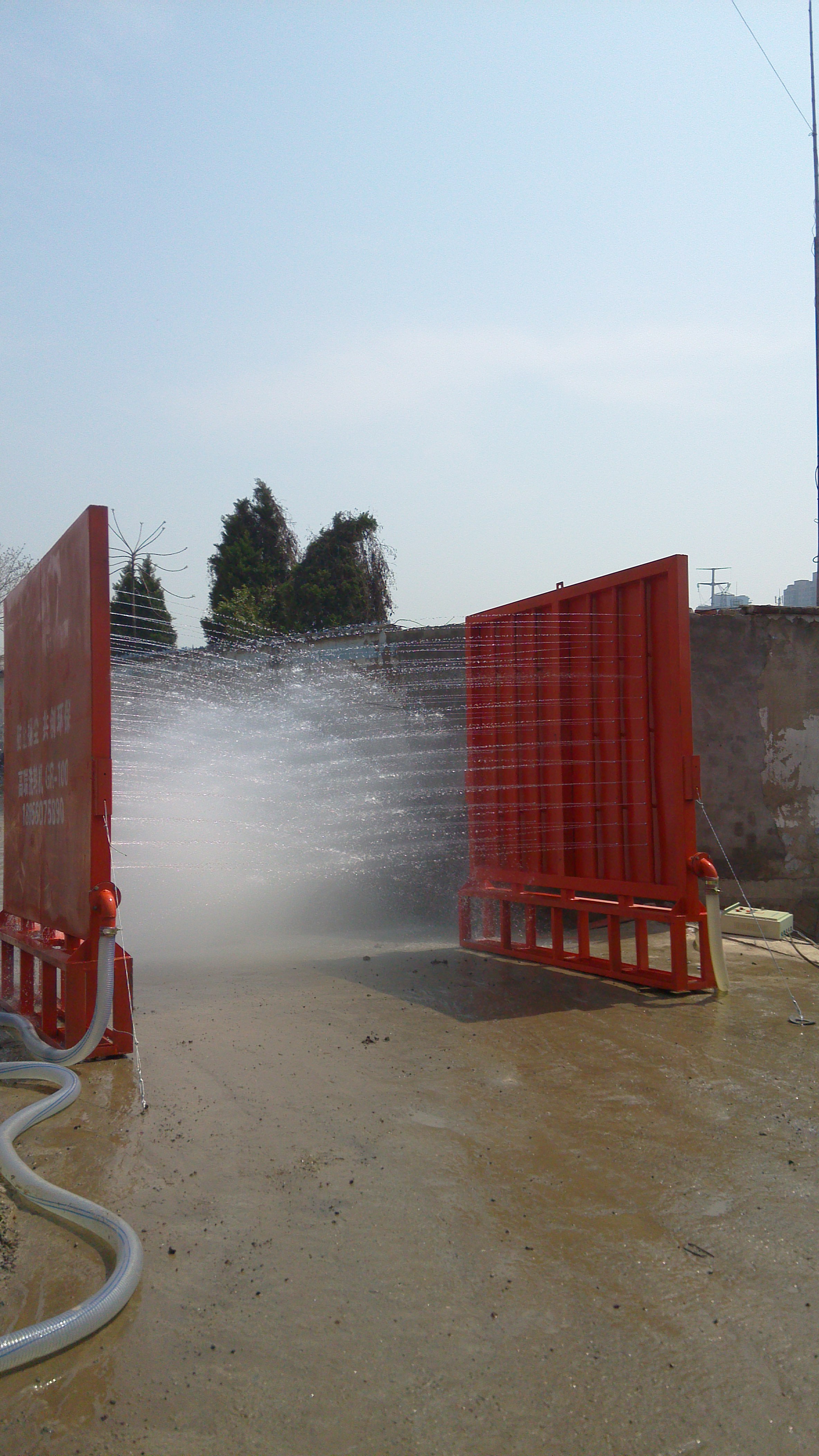 浙江工地土方车轮胎冲洗设备18856078394