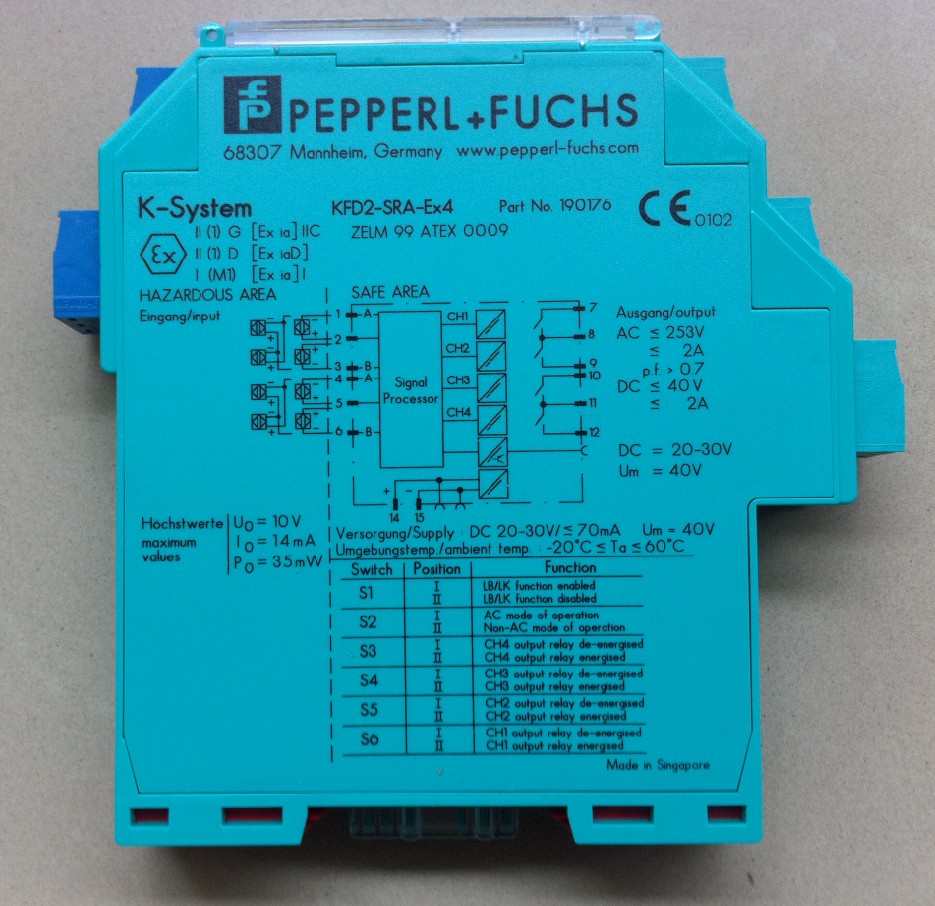 p f倍加福齐纳安全栅