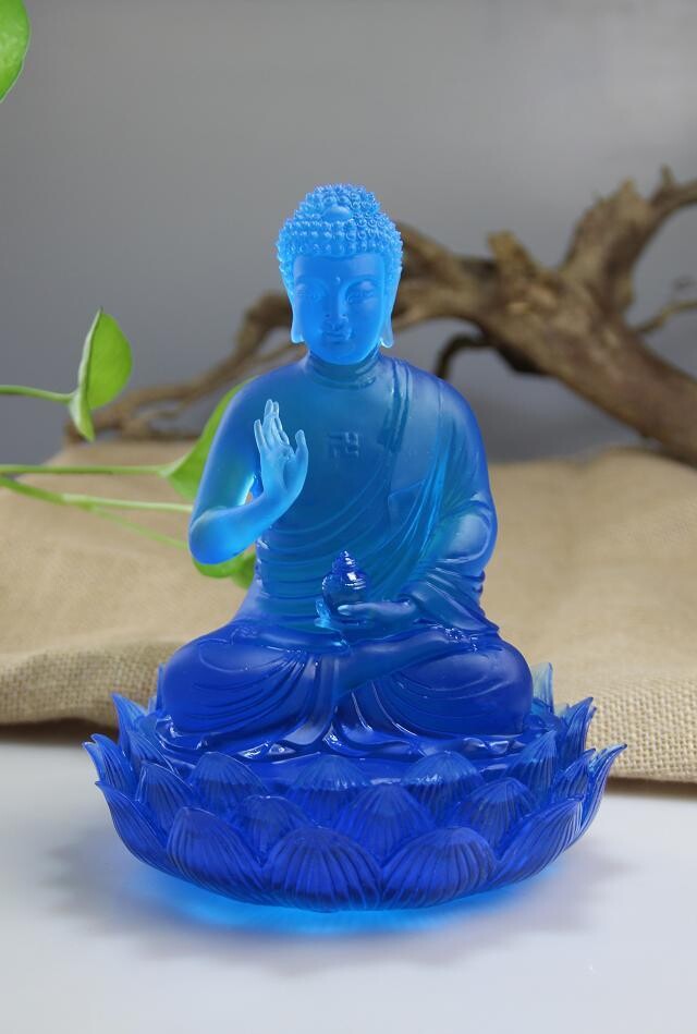 琉璃药师佛大件琉璃佛具摆件厂家深圳和协琉璃